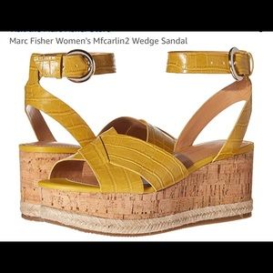 Marc Fisher wedge sandals
